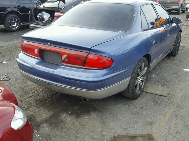 2G4WF5218W1473956 - 1998 BUICK REGAL GS BLUE photo 4