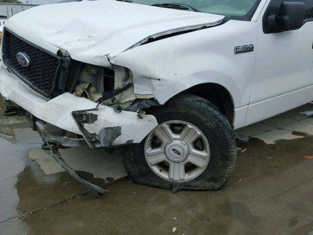 1FTRW14W54KD50177 - 2004 FORD F150 SUPER WHITE photo 9