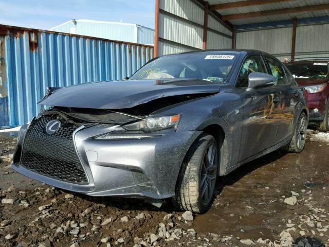 JTHCE1D26G5011645 - 2016 LEXUS IS 350 GRAY photo 2