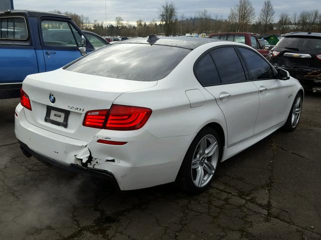 WBAFR9C59BDE81504 - 2011 BMW 550 I WHITE photo 4