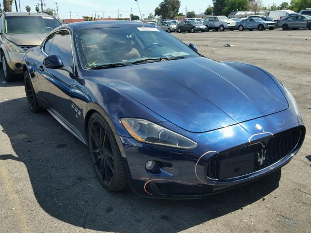 ZAM45KLAXA0050078 - 2010 MASERATI GRANTURISM BLUE photo 1