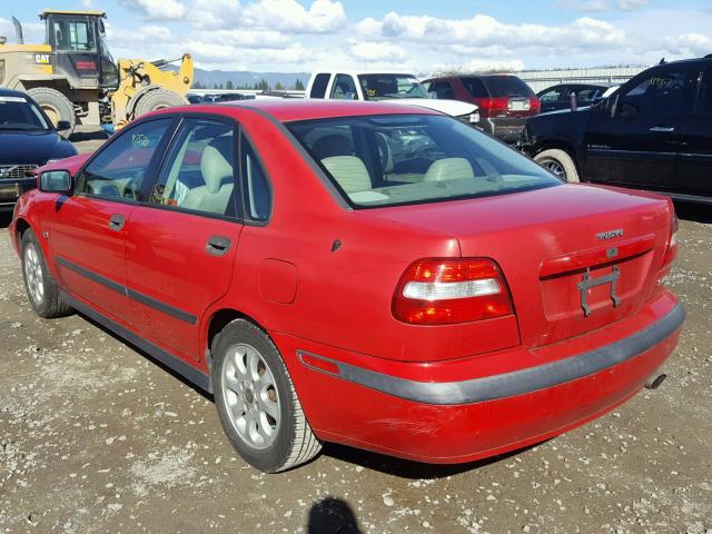 YV1VS29541F716578 - 2001 VOLVO S40 1.9T RED photo 3