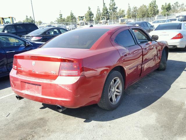 2B3KA53H16H202081 - 2006 DODGE CHARGER R/ RED photo 4