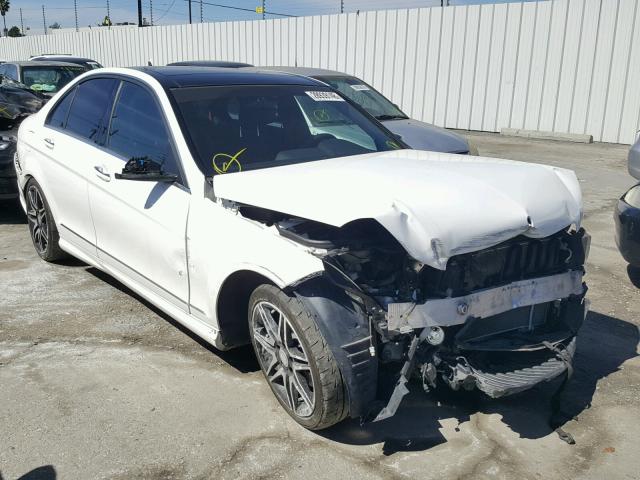 WDDGF5HB2EA916783 - 2014 MERCEDES-BENZ C 350 WHITE photo 1