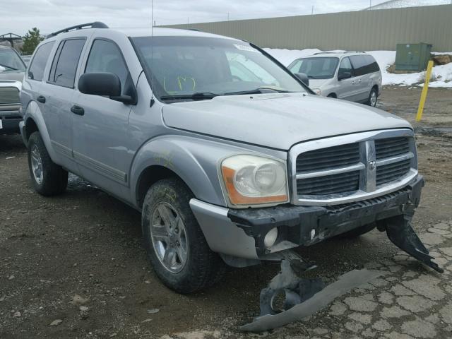 1D4HB48D24F175609 - 2004 DODGE DURANGO SL SILVER photo 1