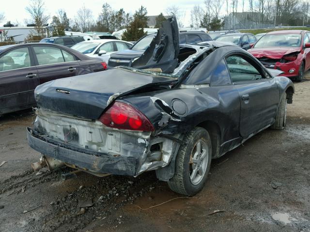 4A3AC34G11E134425 - 2001 MITSUBISHI ECLIPSE RS BLACK photo 4