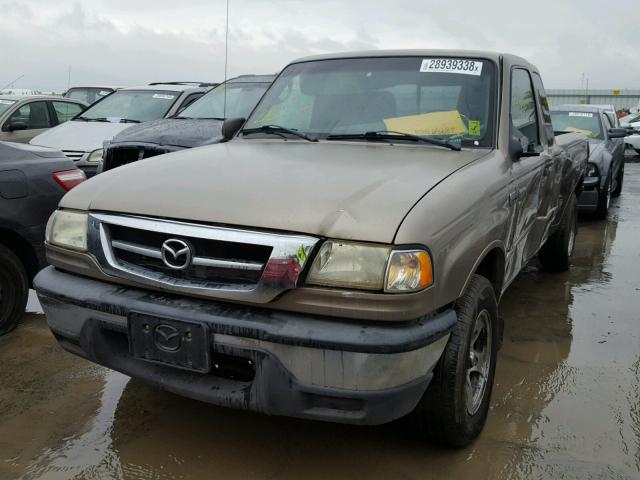 4F4YR46U54TM03428 - 2004 MAZDA B3000 CAB BEIGE photo 2