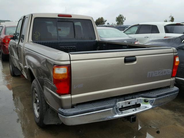 4F4YR46U54TM03428 - 2004 MAZDA B3000 CAB BEIGE photo 3