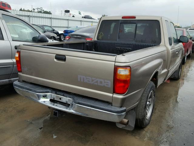 4F4YR46U54TM03428 - 2004 MAZDA B3000 CAB BEIGE photo 4