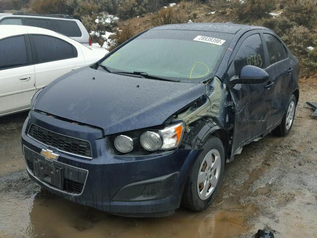 1G1JB5SHXF4138668 - 2015 CHEVROLET SONIC LS Կապույտ լուսանկար 2