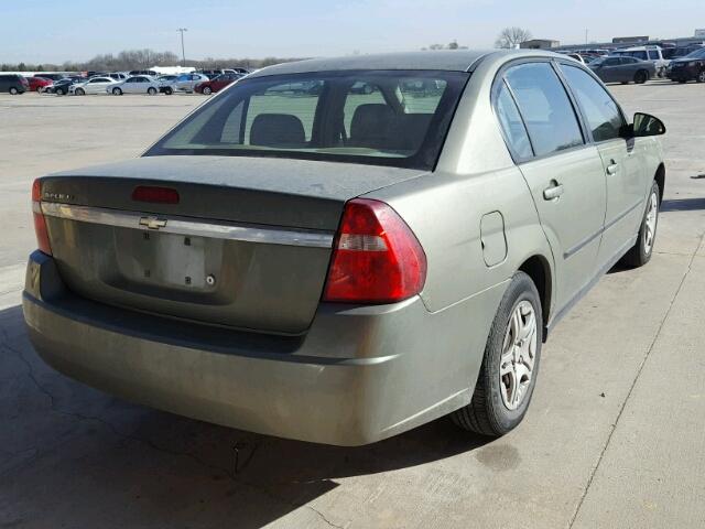 1G1ZS52F05F331514 - 2005 CHEVROLET MALIBU GREEN photo 4