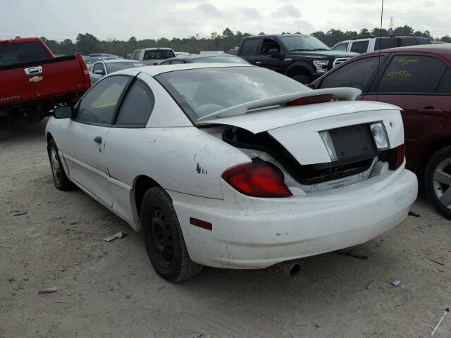 3G2JB12F25S108274 - 2005 PONTIAC SUNFIRE WHITE photo 3