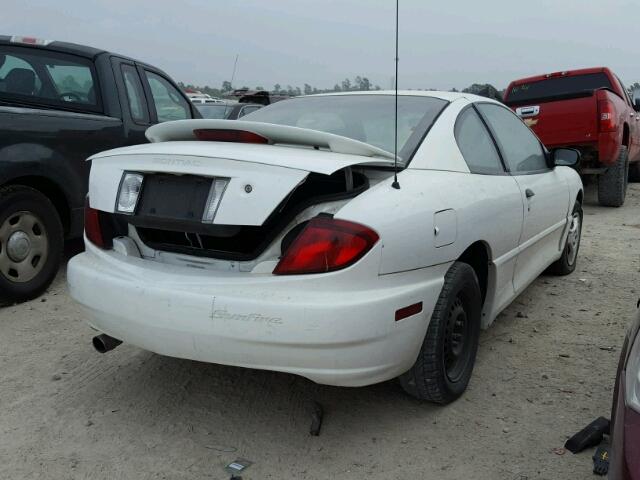 3G2JB12F25S108274 - 2005 PONTIAC SUNFIRE WHITE photo 4