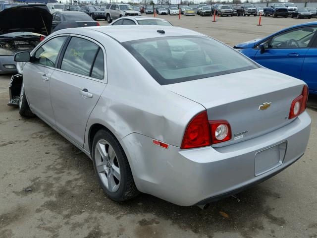 1G1ZH57B29F182274 - 2009 CHEVROLET MALIBU 1LT SILVER photo 3