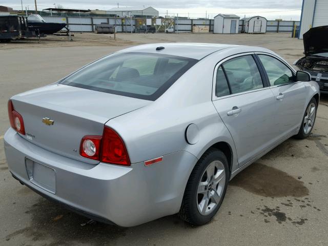 1G1ZH57B29F182274 - 2009 CHEVROLET MALIBU 1LT 银色 照片 4