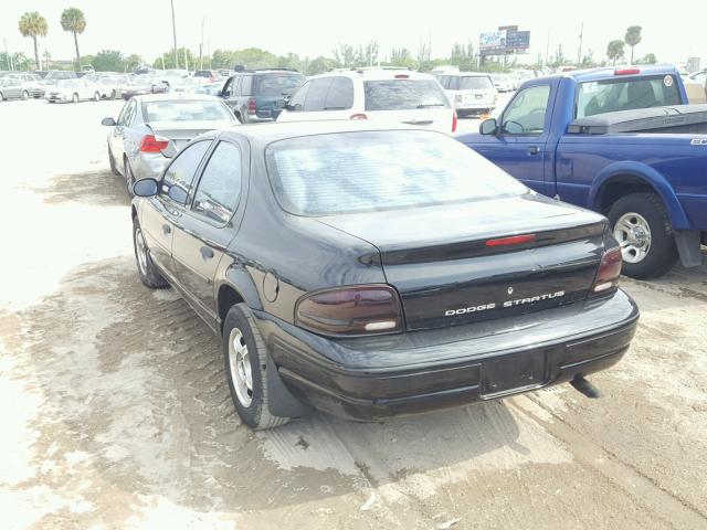 1B3EJ46X4VN545340 - 1997 DODGE STRATUS BLACK photo 3