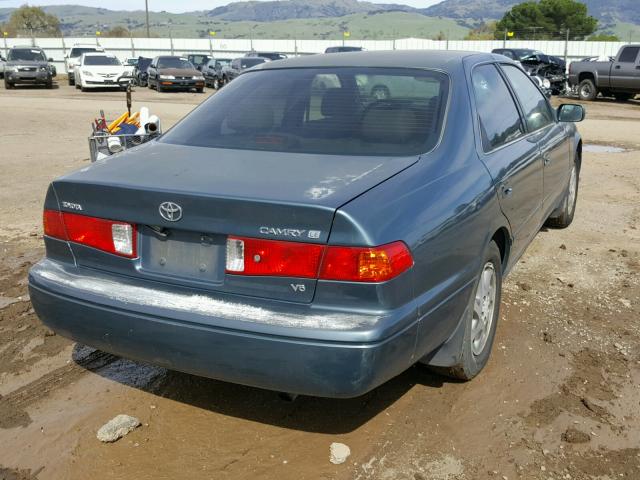 4T1BF22K7YU949787 - 2000 TOYOTA CAMRY LE GREEN photo 4