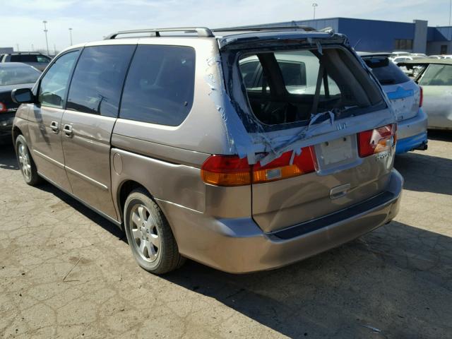 5FNRL18043B142706 - 2003 HONDA ODYSSEY EX GOLD photo 3