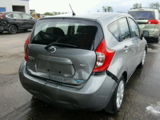 3N1CE2CP8EL390376 - 2014 NISSAN VERSA NOTE GRAY photo 4