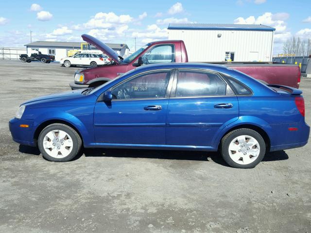 KL5JD56Z96K262338 - 2006 SUZUKI FORENZA BLUE photo 9