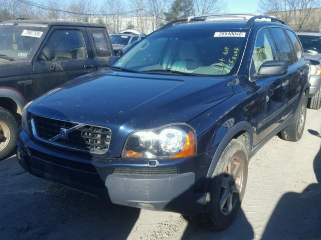 YV1CZ59H341072989 - 2004 VOLVO XC90 BLUE photo 2