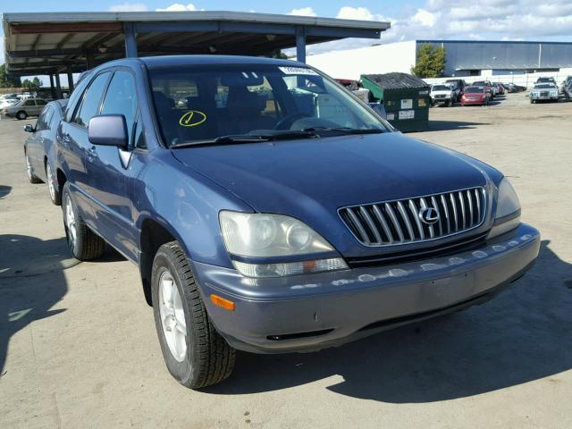 JT6HF10U8Y0157367 - 2000 LEXUS RX 300 BLUE photo 1