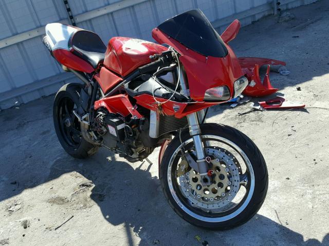 ZDM1SB3R8YB012471 - 2000 DUCATI 748 RED photo 1