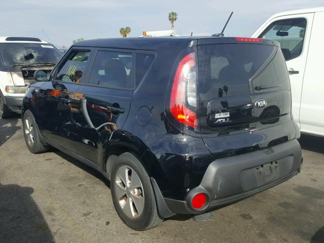 KNDJN2A24E7093430 - 2014 KIA SOUL BLACK photo 3