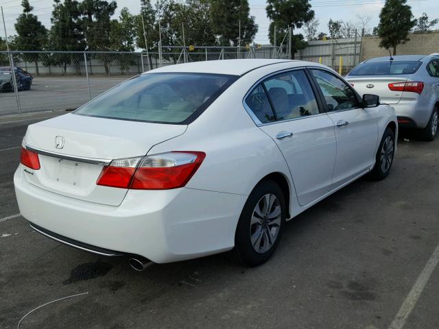 1HGCR2F38FA119466 - 2015 HONDA ACCORD LX WHITE photo 4