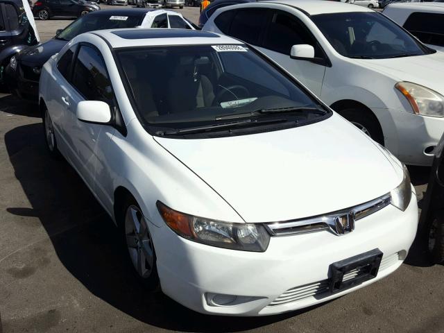 2HGFG12807H518292 - 2007 HONDA CIVIC EX WHITE photo 1