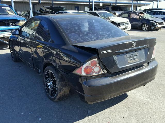 1HGEM22932L023325 - 2002 HONDA CIVIC EX Qara foto 3