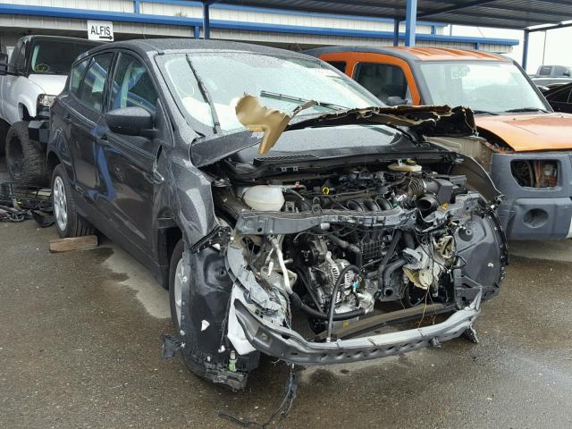 1FMCU0F74HUE16834 - 2017 FORD ESCAPE S GRAY photo 1