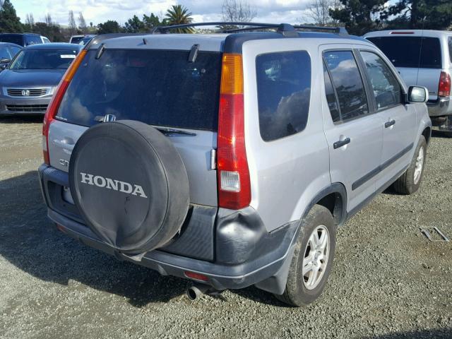 JHLRD788X4C060423 - 2004 HONDA CR-V EX SILVER photo 4