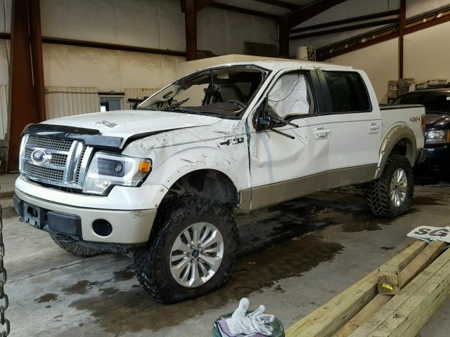 1FTPW14VX9FA61567 - 2009 FORD F150 SUPER WHITE photo 2