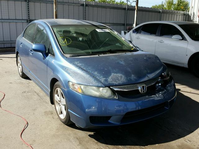 2HGFA16619H504527 - 2009 HONDA CIVIC BLUE photo 1