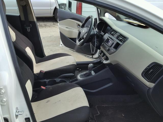KNADM4A37D6177750 - 2013 KIA RIO LX Սպիտակ լուսանկար 5
