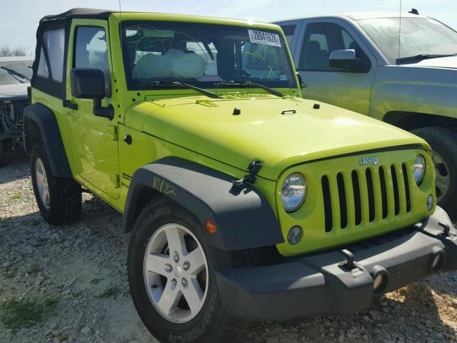 1C4AJWAG0GL313977 - 2016 JEEP WRANGLER S BLACK photo 1