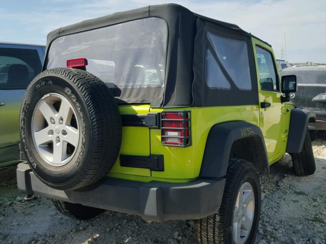 1C4AJWAG0GL313977 - 2016 JEEP WRANGLER S BLACK photo 4