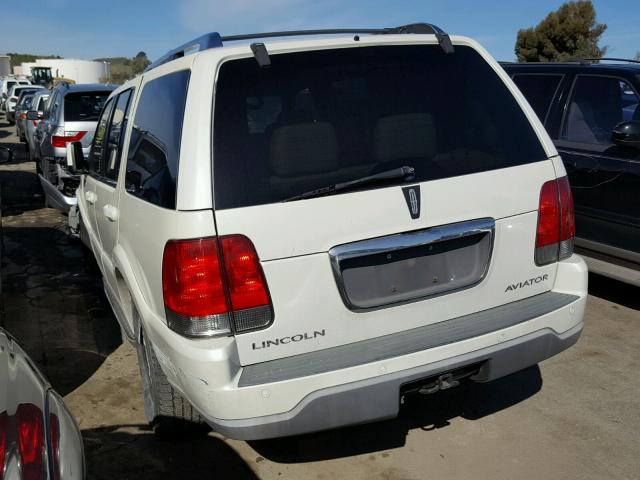 5LMEU68H14ZJ28037 - 2004 LINCOLN AVIATOR WHITE photo 3