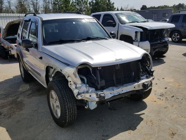 1J4GL48K53W640235 - 2003 JEEP LIBERTY SP SILVER photo 1