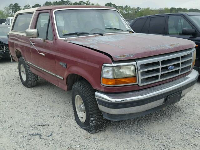 1FMEU15H4PLB23447 - 1993 FORD BRONCO U10 MAROON photo 1