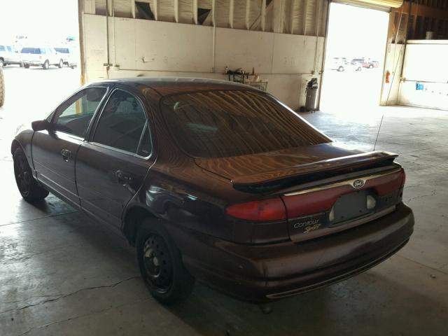 1FAFP66L5YK102829 - 2000 FORD CONTOUR SE BURGUNDY photo 3