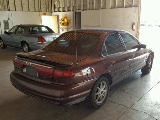 1FAFP66L5YK102829 - 2000 FORD CONTOUR SE BURGUNDY photo 4