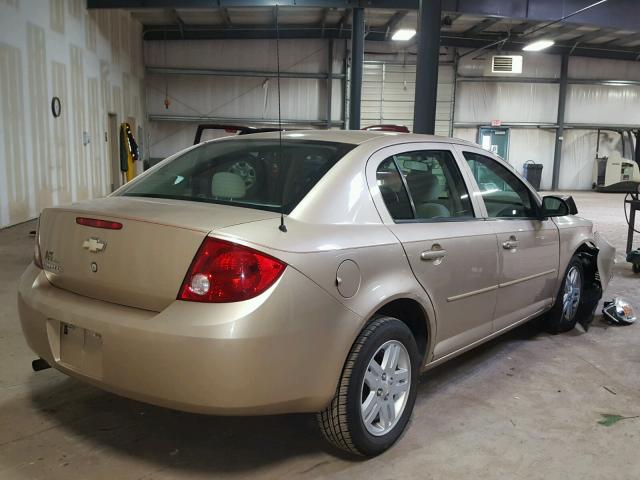 1G1AL52F157551779 - 2005 CHEVROLET COBALT LS GOLD photo 4