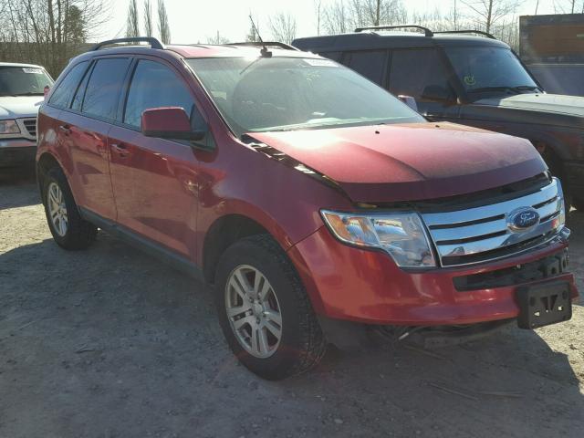 2FMDK48C68BA15979 - 2008 FORD EDGE SEL RED photo 1