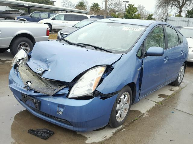 JTDKB20U097822447 - 2009 TOYOTA PRIUS BLUE photo 2