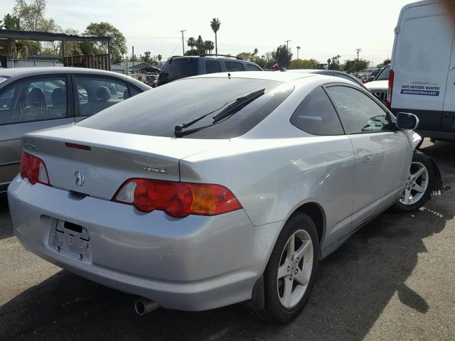 JH4DC54863C002360 - 2003 ACURA RSX SILVER photo 4