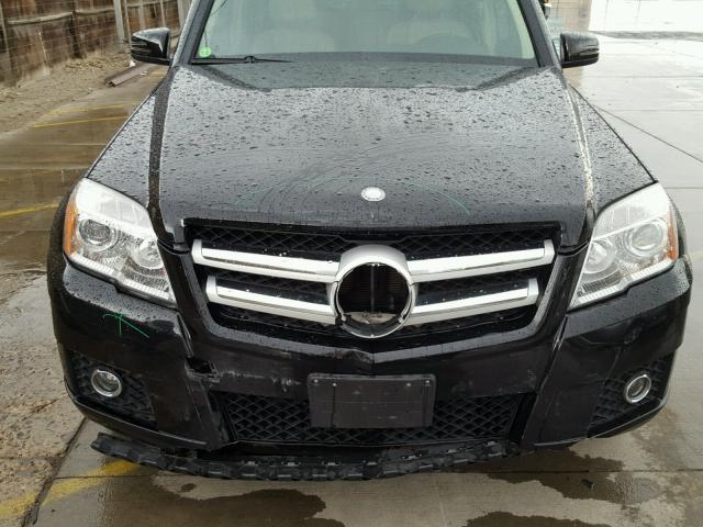 WDCGG8HB2BF532925 - 2011 MERCEDES-BENZ GLK 350 4M BLACK photo 9