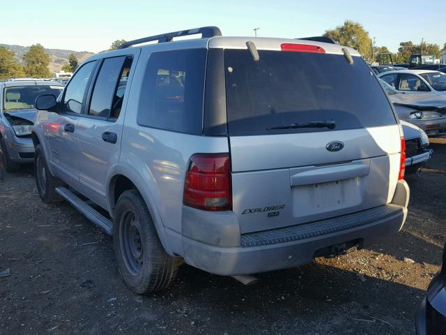 1FMZU62E22UA11466 - 2002 FORD EXPLORER X SILVER photo 3