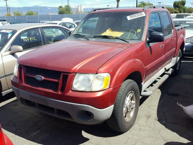 1FMZU67E31UB27881 - 2001 FORD EXPLORER S RED photo 2